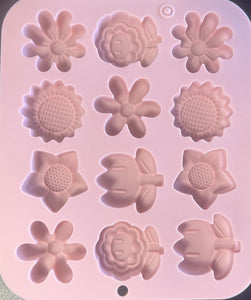 Silicone Mold- Flowers $6.99