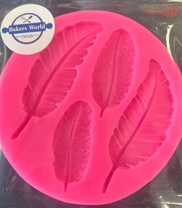 Silicone Mold - Feathers $4.99