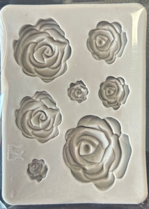 Silicone Mold - Roses $4.99
