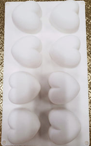 Silicone Mold - Heart 3D (8) $9.95