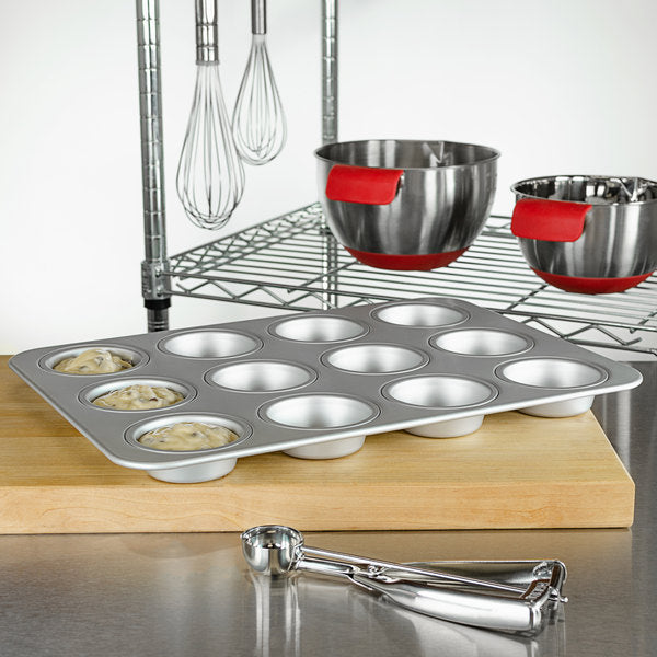 ProSeries Anodized Aluminum 12-Cup Muffin Pan - Thumbnail 4